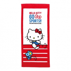 凱蒂貓 愛運動-田徑毛巾｜Hello Kitty GO SPORTS